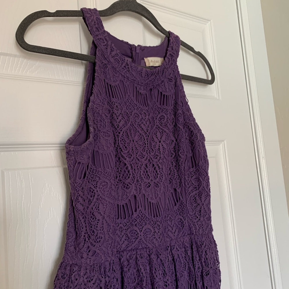 Altar’d State purple lace dress